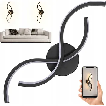 Lampička LED LAMPA NÁSTĚNNÁ VNITŘNÍ NA SCHODIŠTĚ CHODBU 3000K 1687 LM