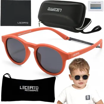 Sluneční brýle Lecerto 0 + červená barva