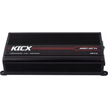 Hi-Fi komponenty 4-kanálový automobilový zesilovač Kicx Angry Ant F4 600 W