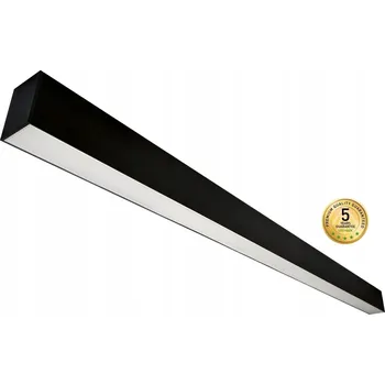 Stropní svítidlo přisazené Greenlux 50 W integrovaný LED zdroj 150 cm černé