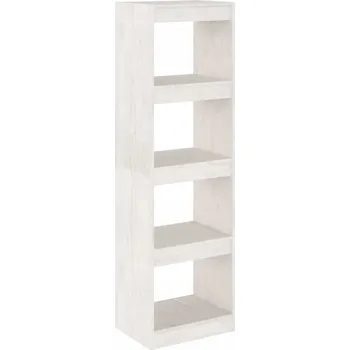 Knihovna Regál na knihy bílý borovice 40x30x135,5 cm