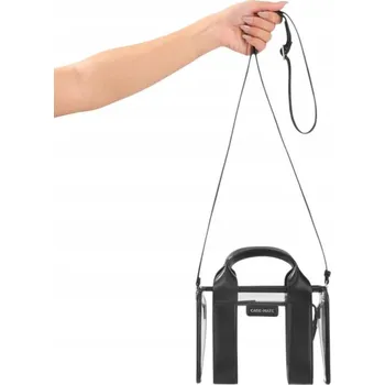 Vodotěsná taška přes rameno Case-Mate Micro Tote Bag Midnight Black/Clear (Půlnoční černá/Průhledná)