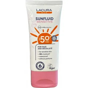 Přípravek na opalování Opalovací krém SPF 50+ Ochrana na obličej 50 ml Vegan