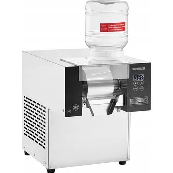 Výrobník ledu Výrobník ledové tříště 125 kg/24 h s inteligentním dotykovým ovládacím panelem a LED displejem