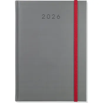 Diář Knižní kalendář 2026 B5 Scriba šedý