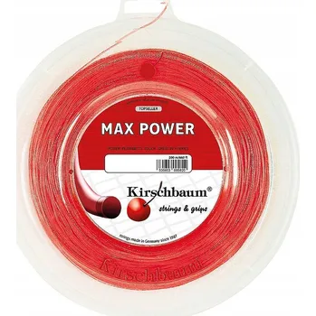 Struna na výplet tenisové rakety Tenisový výplet Kirschbaum MAX POWER 1,25 mm / 200 m červený