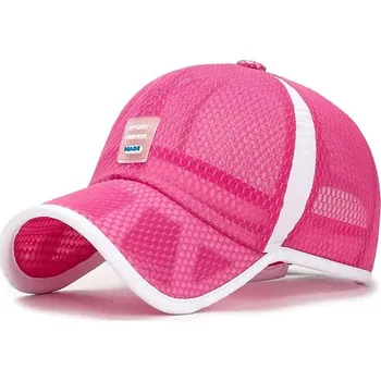 Čepice Letní dětská kšiltovka – prodyšná síťovaná čepice na výlety Barva (Varianta): Fuchsiová