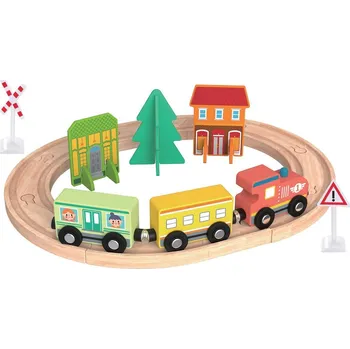 2Kids Toys 2D33872 Moje první vláčkodráha Město Dřevěná hračka 2Kids Toys 2D33872 Moje první vláčkodráha Město