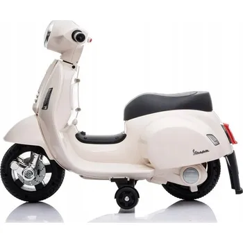 Dětské elektrovozidlo Skútr Vespa na akumulátor bílý Sun Baby