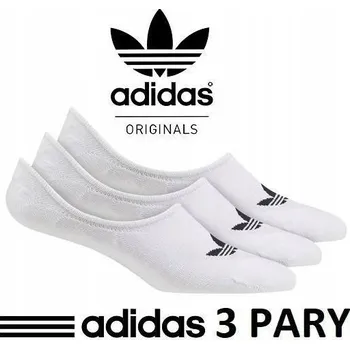 Pánské ponožky Adidas Ponožky Originals LOW CUT SOCK 3P bílé, velikost 43-45