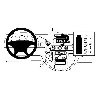 Brodit ProClip montážní konzole na palubní desku pro Mercedes Benz Sprinter 00-06, 853980