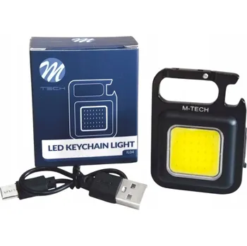 Svítilna MINI LED SVÍTILNA VÝKONNÁ KAPESNÍ PŘÍVĚSEK NA KLÍČE MAGNET VÍCEÚČELOVÁ USB-C