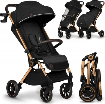 Kočárek Sportovní kočárek + PŘÍSLUŠENSTVÍ do 22 kg Lionelo LO-CLOE BLACK ONYX