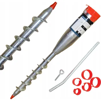 Sušák na prádlo Závrtná kotva pro sušák na prádlo, pergolu, sloup + klíč + redukce