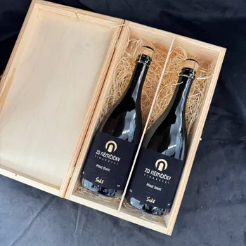 Víno Destilerka.cz Dárkový balíček ZD Němčičky 2x sekt Pinot Blanc