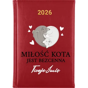 Kalendář Knižní kalendář 2026 A5 červený