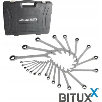 Klíč Sada očkoplochých klíčů s ráčnou 6-32 mm, 22 kusů