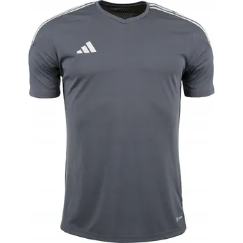 Chlapecké tričko Adidas dětské tričko šedé polyester velikost 152