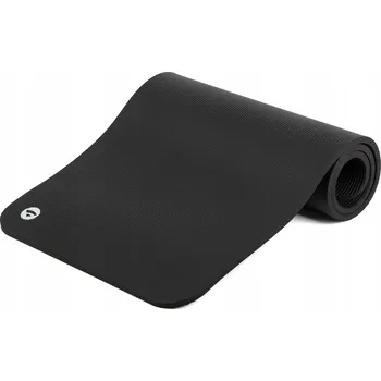 podložka na cvičení Bodhi Mata Pilates Fitness Crossfit 190x80 cm 1,5 cm - Silná Černá (Černá)