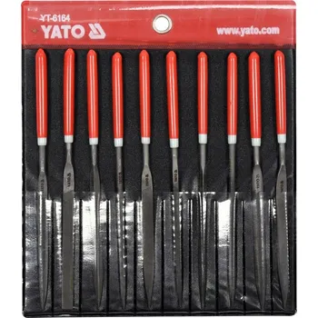 Vrták Sada jehlových pilníků 10 ks YATO YT-6164