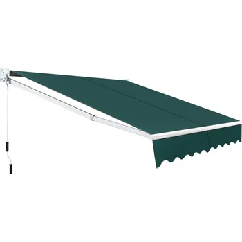 Markýza Skládací balkonová markýza Terasa stínění 245 x 200 cm