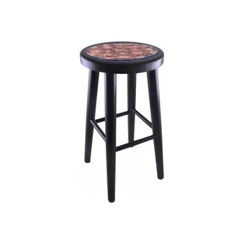 Taburet Taburet buk tmavý 60 cm