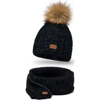 Čepice Pamami Dámský zimní set Pakeha černá One size