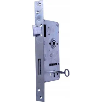 zadlabací zámek JANIA Zámek zapuštěný do brány 2 klíče 90/63 BRÁNOVÝ NA KLÍČ LEVÝ Z109