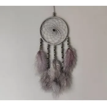 Lapač snů Lapač snů šedý č.2 - 10 x 35 cm