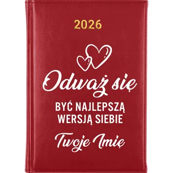 Kalendář Knižní kalendář 2026 A5 červený