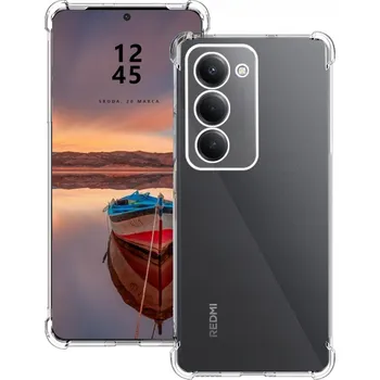 Pouzdro na mobilní telefon Ochranné pouzdro POUZDRO ANTI SHOCK pro Redmi 15 4G / 5G 2x SKLO