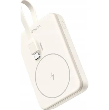 Powerbanka Ugreen Magnetická Powerbanka pro Telefon 10000mAh 20W s Vestavěným USB-C Kabelem