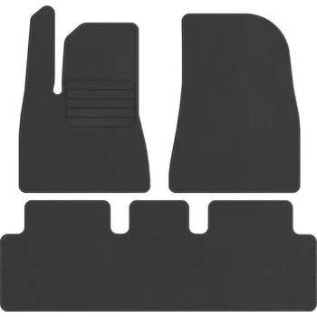 autokoberec Koberce Edecor velurové 3 ks