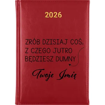 Kalendář Knižní kalendář 2026 A5 červený