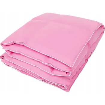 přikrývka Přikrývka z Peří 150x200 Celoroční Premium, 70% Peří, 100% Bavlna Růžová