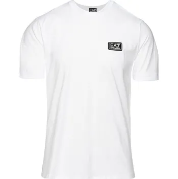 Pánské Tričko s krátkým rukávem EA7 TRAIN LOGO SERIES M TAPE TEE SS CO 6RPT02PJ02Z1100 – Bílá S
