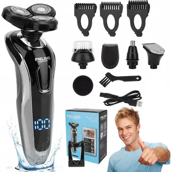 Holicí strojek 5V1 HOLICÍ STROJEK PÁNSKÝ ZASTŘIHOVAČ PRO HOLENÍ VOUSŮ A VLASŮ BEZDRÁTOVÝ