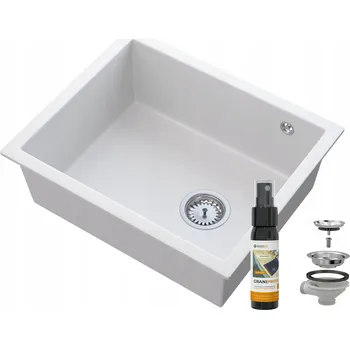 Granitový dřez Jednokomorový dřez Granitan granit bílý