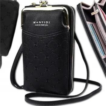 Kabelka Kabelka psaníčko EdiBazzar , eko kůže černá