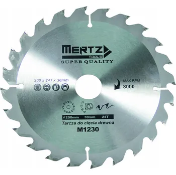 Okružní pila KOTOUČ NA DŘEVO MERTZ 1204