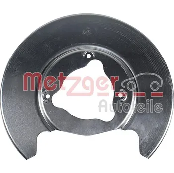 Brzdový kotouč Ochranný plech proti rozstřikování, brzdový kotouč METZGER 6115567