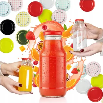 Sklenice Sklenice s víčkem Bimberek, průměr 43 mm, 10 ks