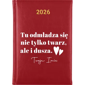 Kalendář Knižní kalendář 2026 A5 červený