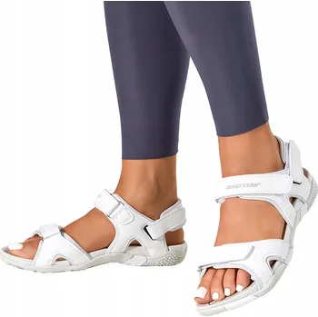 Dámské sandále Casu dámské sandály 2306-2W s plochým podpatkem, velikost 38