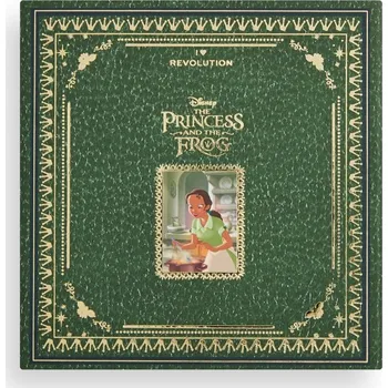 Rozjasňovač Jednotlivý lisovaný rozjasňovač Makeup Revolution I Heart Revolution x Disney zlatý Tatiana 5,8 g