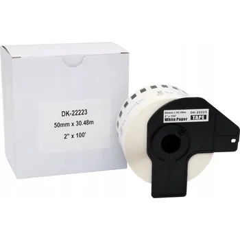 Pásek do tiskárny Termální páska pro Brother QL DK-22223 50 mm x 30,48 m DK22223 + držák