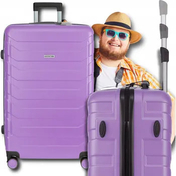 Kufr Omna střední tvrdý ABS fialový 63 l se zámkem TSA a 4 kolečky