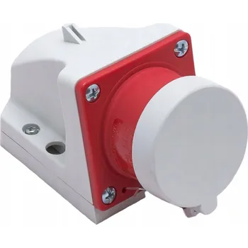 Elektrická zásuvka Elektrická Zásuvka hermetická Pce červená