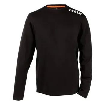 Rybářské oblečení Leech tričko Long Sleeve Black XXL-L3040XXL