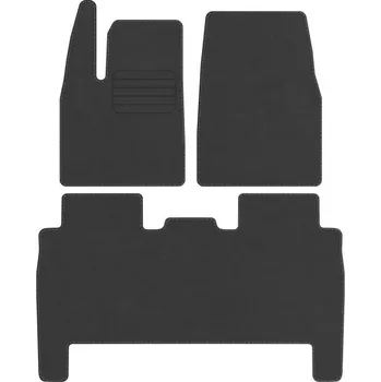 autokoberec Koberce Edecor velurové 3 ks